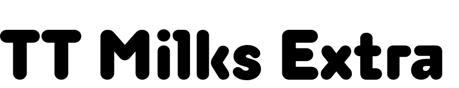 TT Milks Extra Bold Font Download Free